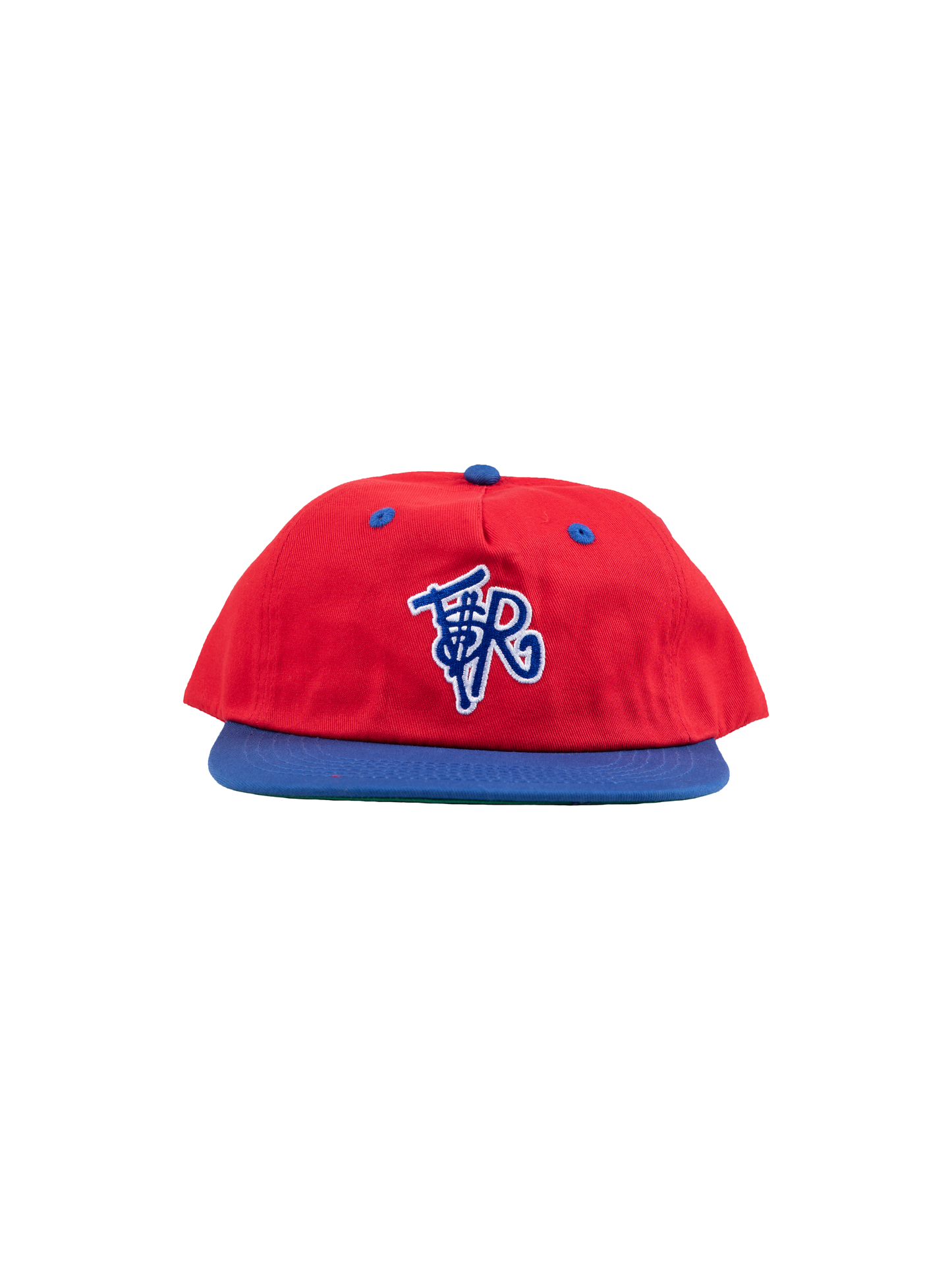 RED/ ROYAL BLUE 5 PANEL HAT