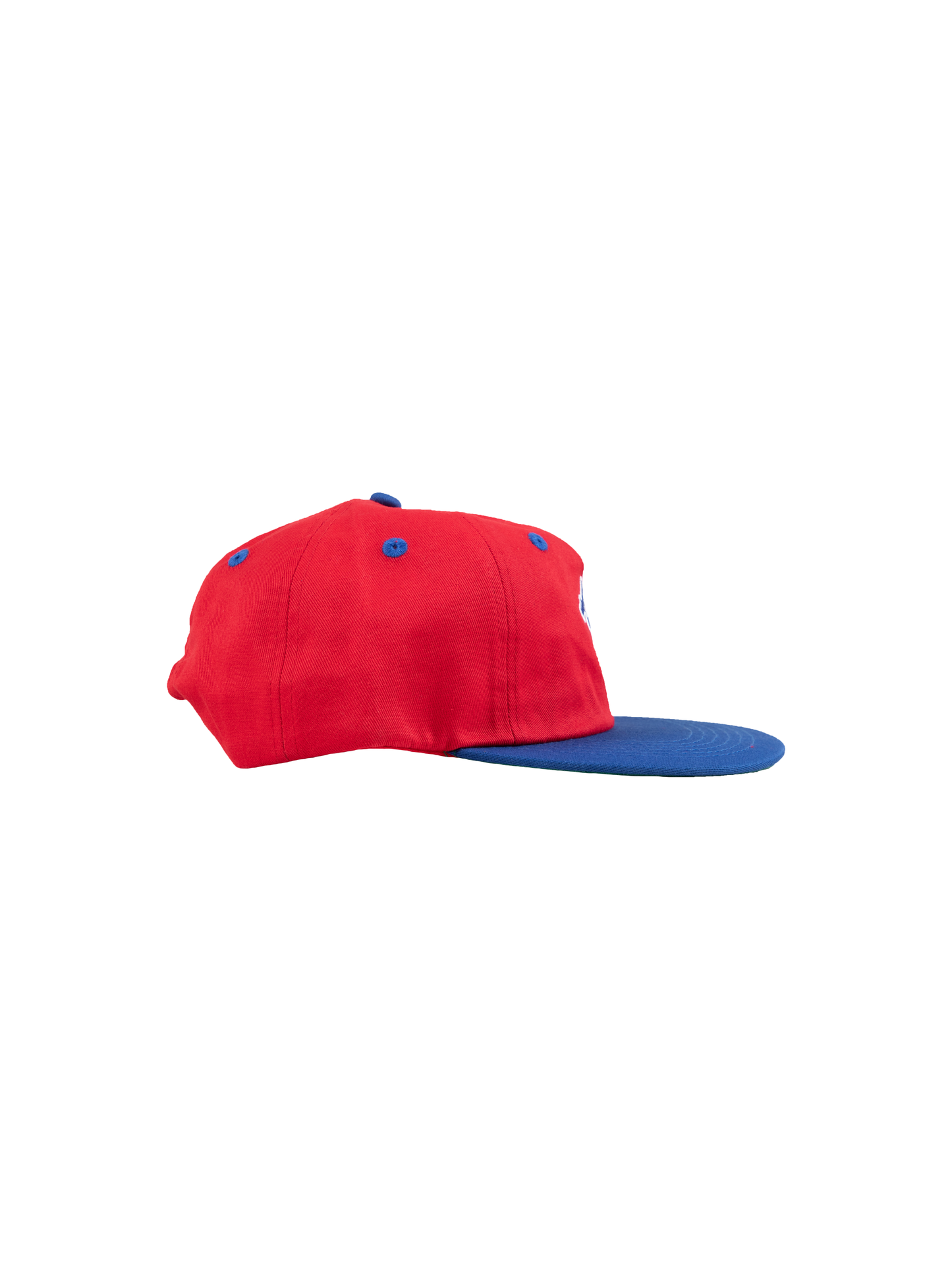 RED/ ROYAL BLUE 5 PANEL HAT