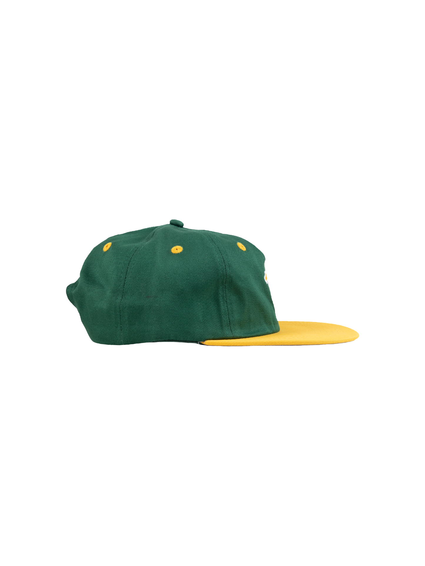 FOREST GREEN/ GOLD 5 PANEL HAT